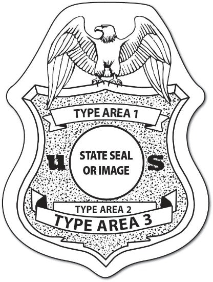 Custom Template Border Patrol Badge