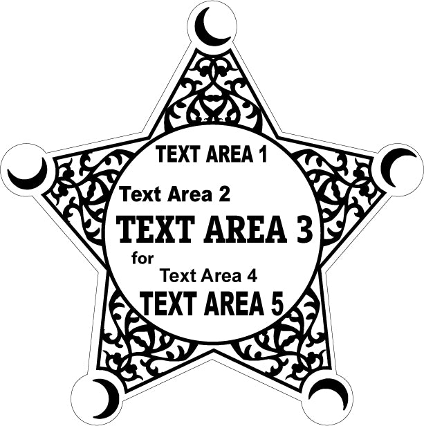 Sheriff Election Stickers Custom Vote