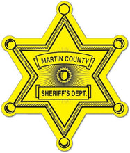 Load image into Gallery viewer, 6pt. Junior Deputy Sheriff Star Stickers (Item #206)
