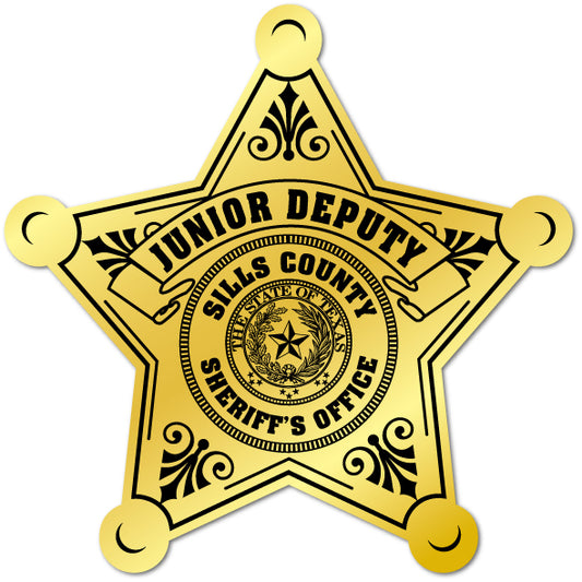 Junior Deputy / Junior Sheriff Star Stickers (Item #202)