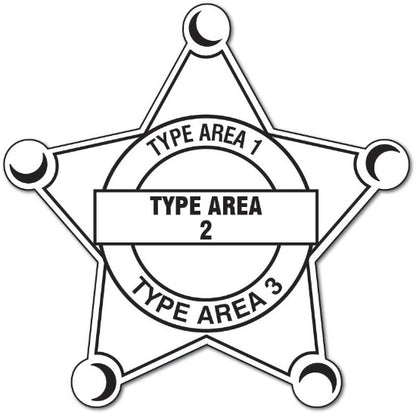 Template Custom Game Warden Star Sticker