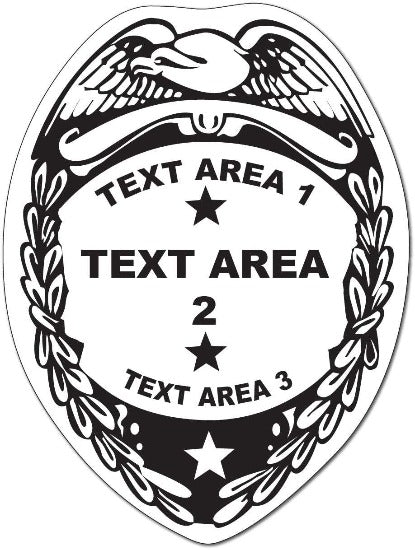 Junior Officer / Junior Deputy Police Stickers (Item #102)