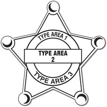 Load image into Gallery viewer, Game Warden - Fish &amp; Game Star Stickers (Item #504)
