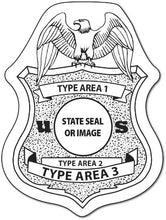 Load image into Gallery viewer, Border Patrol - Junior Patrol Agent Stickers (Item #903)
