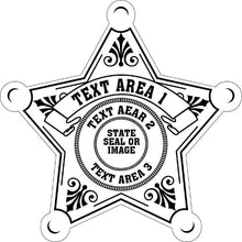 Load image into Gallery viewer, Junior Deputy / Junior Sheriff Star Stickers (Item #202)
