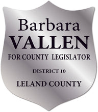 Load image into Gallery viewer, Election Campaign Shield Stickers (Item #301)
