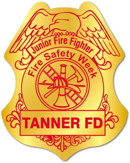 Jr. Fire Department - EMT Stickers (Item #401)