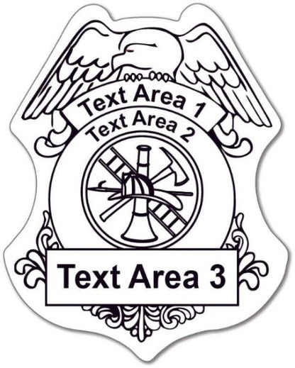 Jr. Fire Department - EMT Stickers (Item #401)