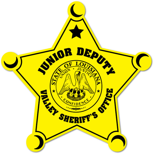 Junior Deputy Sheriff Custom Badge 5pt. Sheriff's Star