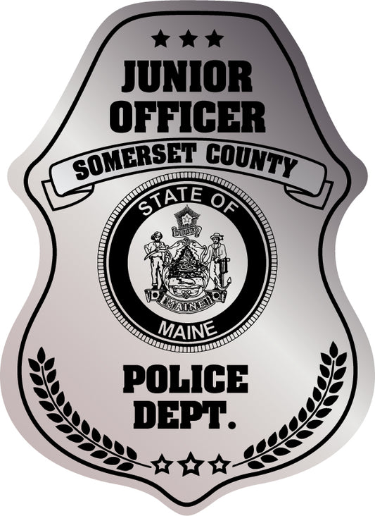  County Junior Officer badge with seal and text on  rolls