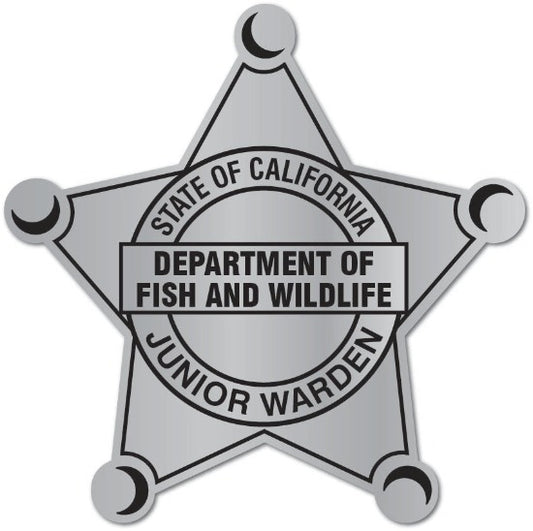 Silver Foil Department of fish and wildlife Jr. Warden