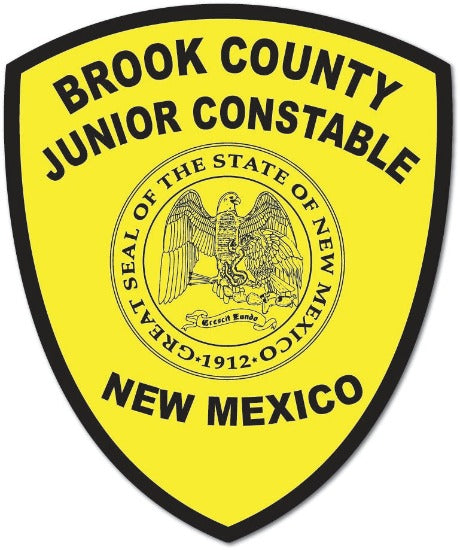 Junior Constable Shield Badge Sticker 
