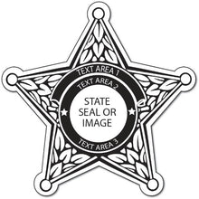 Load image into Gallery viewer, Junior Sheriff Deputy Star Stickers (Item #204)
