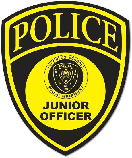 POLICE JUNIOR OFFICER SHIELD SCHOOL DISTRICT POLICE SAFETY
