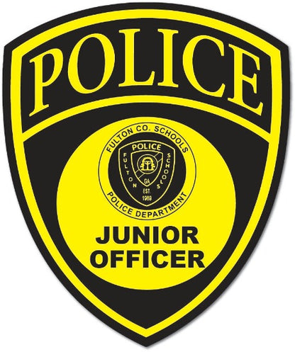 POLICE JUNIOR OFFICER SHIELD SCHOOL DISTRICT POLICE SAFETY