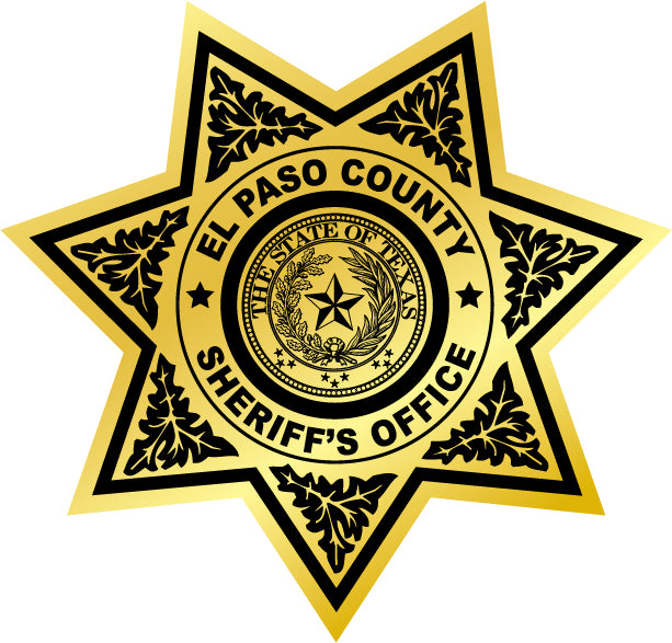 SHERIFF DEPT. 7PT SHERIFF STAR STICKER 