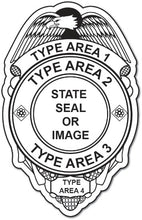 Load image into Gallery viewer, Game Warden - Fish &amp; Game Badge Stickers (Item #502)
