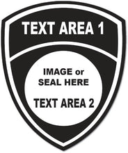 Load image into Gallery viewer, School Police Shield Stickers (Item #1001)
