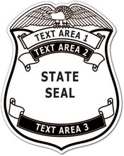 Load image into Gallery viewer, Dept. of Corrections Badge/Shield (Item #801)
