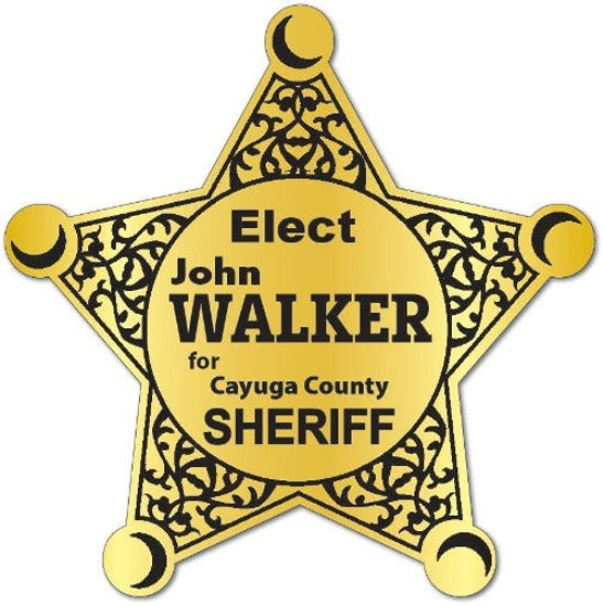 Gold Sheriff Election Stickers