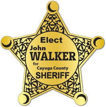 Load image into Gallery viewer, Gold Sheriff Election Stickers
